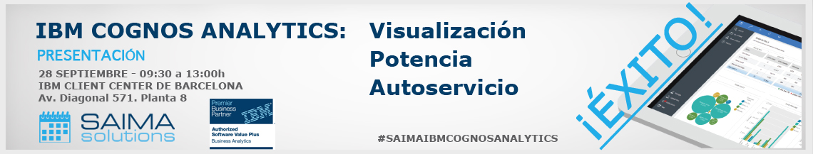 Cognos Analytics Éxito
